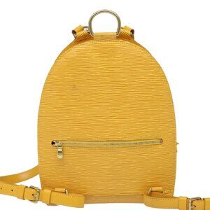LOUIS VUITTON Epi Mabillon Backpack Yellow M52239 LV Auth 83123